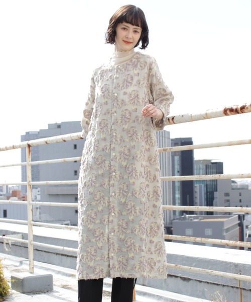【win】UNITED ARROWS リボン カットジャカード ワンピース UNITED ARROWS（ユナイテッドアローズ）の「リボン カットジャ