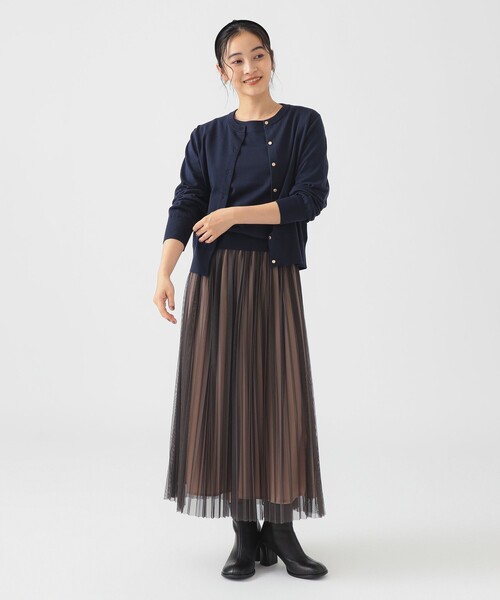 B:MING by BEAMS（ビーミングバイビームス）の「チュール プリーツ スカート（S～M）（スカート・レディース・グレー/ブラック・SMALL/MEDIUM）」の16枚目の写真