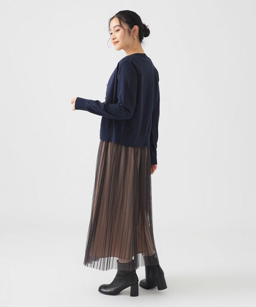 B:MING by BEAMS（ビーミングバイビームス）の「チュール プリーツ スカート（S～M）（スカート・レディース・グレー/ブラック・SMALL/MEDIUM）」の17枚目の写真