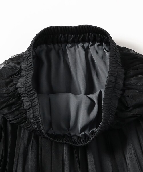 B:MING by BEAMS（ビーミングバイビームス）の「チュール プリーツ スカート（S～M）（スカート・レディース・グレー/ブラック・SMALL/MEDIUM）」の12枚目の写真