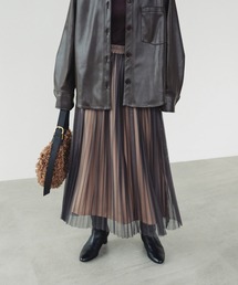 B:MING by BEAMS | チュール プリーツ スカート（S～M）(スカート)