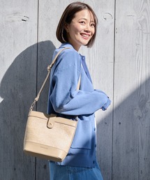 Arnold Palmer | 雑材×フェイクレザー ショルダーバッグ(ショルダーバッグ)