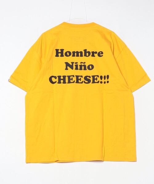 Hombre Nino（オンブレニーニョ）の「Hombre Nino S/S PRINT TEE (CHEESE!!!) HN0251-CT0015（Tシャツ/カットソー・メンズ・イエロー/ホワイト/ブラック・X-LARGE/LARGE/MEDIUM）」の9枚目の写真