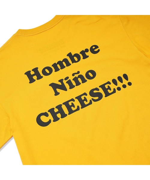 Hombre Nino（オンブレニーニョ）の「Hombre Nino S/S PRINT TEE (CHEESE!!!) HN0251-CT0015（Tシャツ/カットソー・メンズ・イエロー/ホワイト/ブラック・X-LARGE/LARGE/MEDIUM）」の6枚目の写真