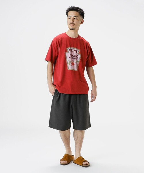 B:MING by BEAMS(ビーミングバイビームス)の「HEINZ プリント クルーネック Tシャツ(Tシャツ/カットソー・メンズ・レッド/イエロー系その他5・S/XL/L/M)」の4枚目の写真