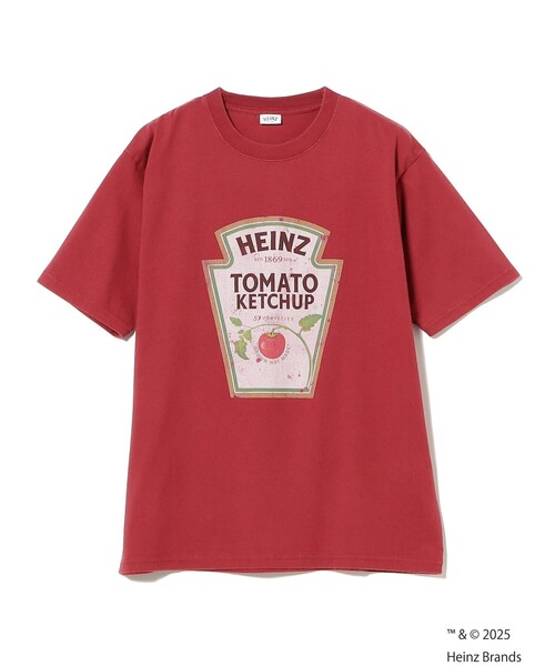 Golden Goose ★ プリント クルーネック Tシャツ HEINZ プリント クルーネック Tシャツ(Tシャツ/カットソー)|B