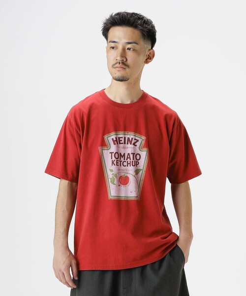セール】HEINZ プリント クルーネック Tシャツ(Tシャツ セール】HEINZ プリント クルーネック Tシャツ(Tシャツ