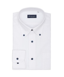 TOKYO SHIRTS | 【透け防止】 形態安定ノンアイロン ボタンダウン 長袖ビジネスワイシャツ(ビジネスシャツ)