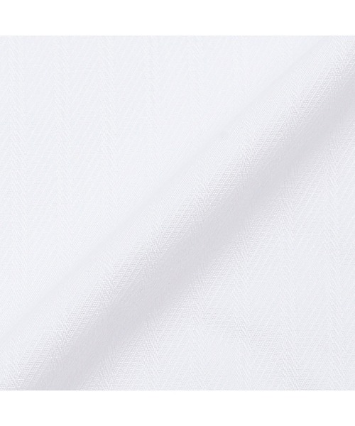 TOKYO SHIRTS(トウキョウシャツ)の「【透け防止】 形態安定ノンアイロン ボタンダウン 長袖ビジネスワイシャツ(ビジネスシャツ・メンズ・ホワイト・首回り39cm-裄丈80cm/首回り39cm-裄丈84cm/首回り41cm-裄丈82cm/首回り41cm-裄丈86cm/首回り37cm-裄丈80cm/首回り42cm-裄丈82cm/首回り42cm-裄丈86cm/首回り43cm-裄丈82cm/首回り43cm-裄丈86cm)」の2枚目の写真