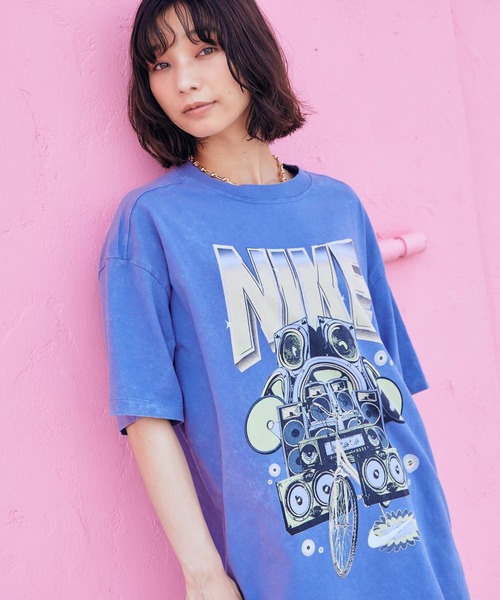 【NIKE】NSW レディース オーバーサイズTシャツ HF9692-527 ナイキ（NIKE）（レディース）スポーツウェア オーバーサイズド