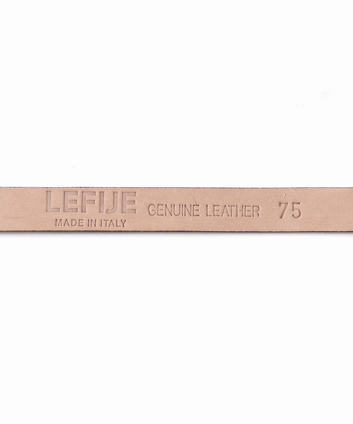 LEFIJE(レフィエ)の「LEFIJE/レフィエ Tresorベルト(ベルト・レディース・ベージュ/ブラック・80/75)」の3枚目の写真