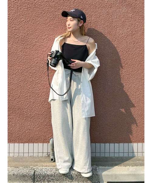 Ungrid（アングリッド）の「ビッグシルエットハーフスリーブシャツ（シャツ/ブラウス・レディース・ピンク/グリーン系その他/オフホワイト・FREE）」の12枚目の写真