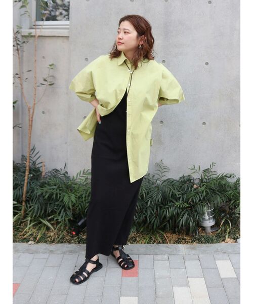 Ungrid - ungrid【新品タグ付】フラワーハーフスリーブシャツ★TODAYFUL ビッグシルエットハーフスリーブシャツ（シャツ/ブラウス