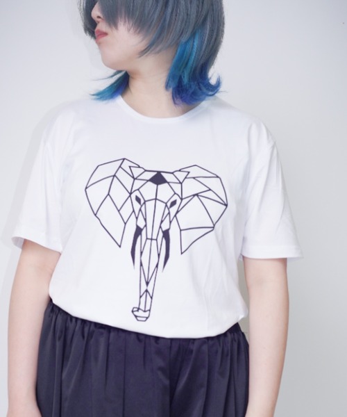 tシャツ Z)「BLINGLEADS」アニマルデザインTEE/ABL21505 レディース メンズ Z)【BLINGLEADS】ｱﾆﾏﾙﾃﾞｻﾞｲﾝTEE/ABL21505（Tシャツ/カットソー