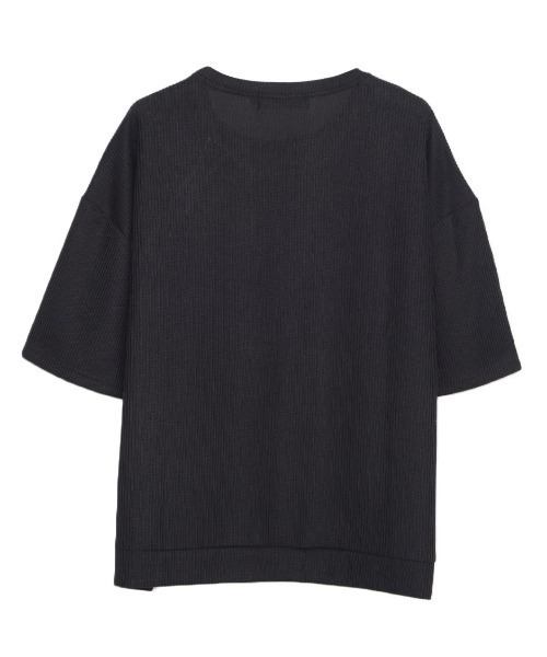CavariA(キャバリア)の「『CavariA/キャバリア』身頃ZIP切り替え半袖TEE(Tシャツ/カットソー・メンズ・グレー/ブルー/ブラック・L/M)」の15枚目の写真