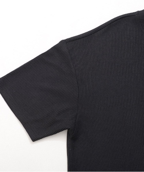CavariA(キャバリア)の「『CavariA/キャバリア』身頃ZIP切り替え半袖TEE(Tシャツ/カットソー・メンズ・グレー/ブルー/ブラック・L/M)」の17枚目の写真