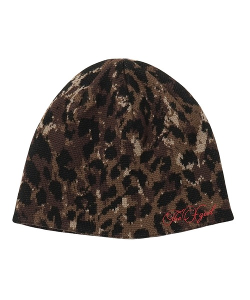 X-girl(エックスガール)の「PENCIL SCRIPT LOGO EMBROIDERED BEANIE(ニットキャップ/ビーニー・レディース・ブラック/カモフラージュ/ベージュ・ONE SIZE)」の12枚目の写真