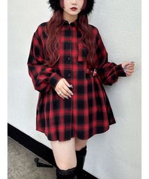 jouetie | ウエストベルトチェックシャツ(シャツ/ブラウス)