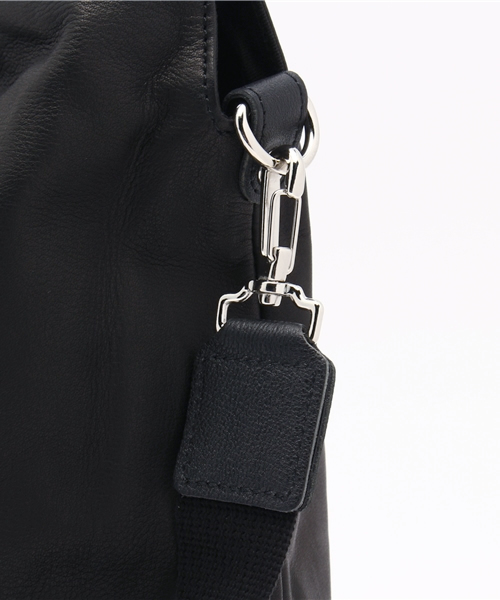 Micsmile（ミックスマイル）の「【 レザー 】 2WAY ショルダーバッグ (unisex)（ショルダーバッグ・レディース・ブラック・FREE）」の7枚目の写真