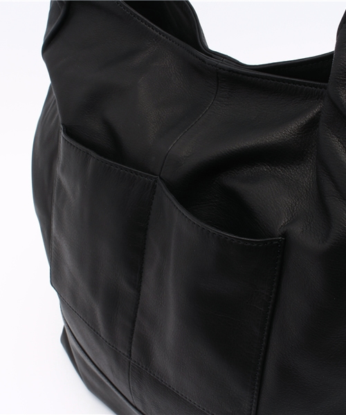 Micsmile（ミックスマイル）の「【 レザー 】 2WAY ショルダーバッグ (unisex)（ショルダーバッグ・レディース・ブラック・FREE）」の8枚目の写真