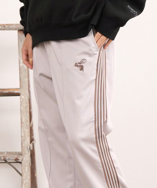ROOPTOKYO(ループトウキョウ)の「リブ配色 トラックパンツ(その他パンツ・メンズ・サンドベージュ/チャコール/クリーム/ワイン・L/M)」の3枚目の写真