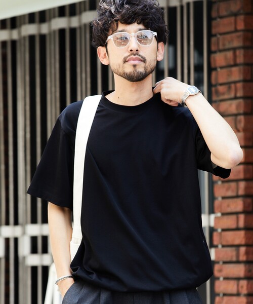 FREAK'S STORE（フリークスストア）の「SUPER ICE CREW NECK TEE/スーパーアイス クルーネックTシャツ（Tシャツ/カットソー・メンズ・ホワイト/ブラック/ブラウン/サックスブルー/チャコール・MEDIUM/LARGE）」の17枚目の写真