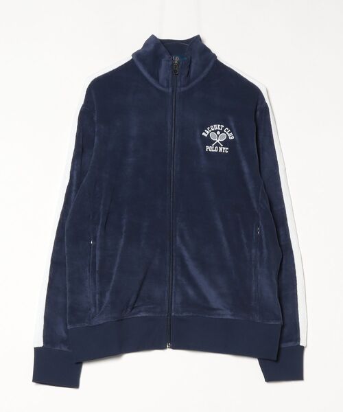 新品 国内正規 ポロ ラルフローレン フレンチテリー バーシティジャケット POLO RALPH LAUREN（ポロ ラルフ ローレン）の「フレンチ テリー