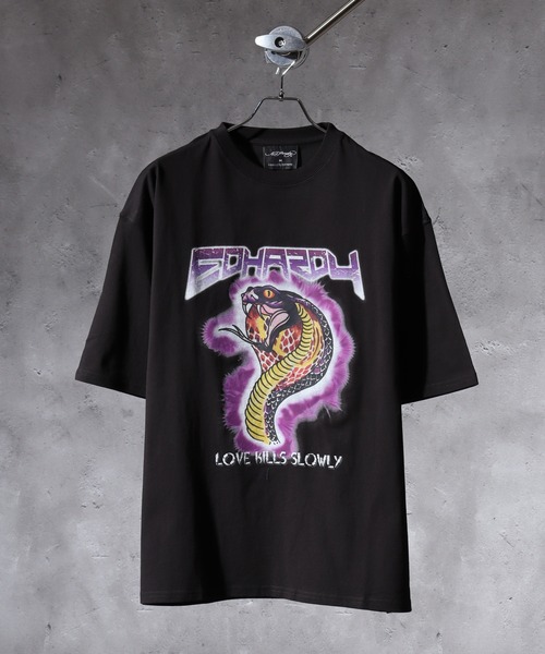Ed Hardy(エドハーディー)の「ED HARDY バンドTシャツ(Tシャツ/カットソー・メンズ・ブラック系1/グレー系1/ブラック系3/ブラック系2/グレー系2/グレー系3・L/M)」の9枚目の写真