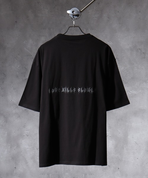 Ed Hardy(エドハーディー)の「ED HARDY バンドTシャツ(Tシャツ/カットソー・メンズ・ブラック系1/グレー系1/ブラック系3/ブラック系2/グレー系2/グレー系3・L/M)」の14枚目の写真