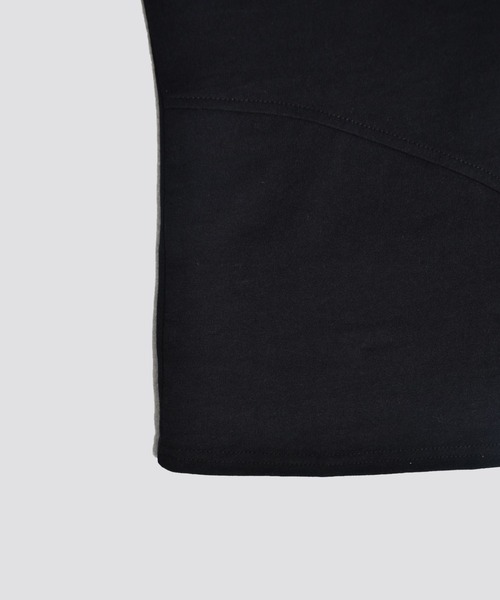 kiehtova（キエトヴァ）の「【kiehtova】BREEZE COTTON BLOCKING TANK TOPS/ブリーズ コットン ブロッキング タンク（タンクトップ・レディース・ブラック/ホワイト・FREE）」の3枚目の写真