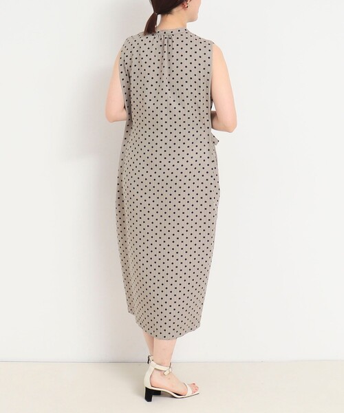 MICO COULIER（ミコクリエ）の「ドットサイドベルトワンピース（ワンピース・レディース・ベージュ系その他/ブルー系その他・38）」の20枚目の写真