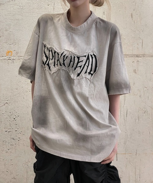 KsG（ケーエスジー）の「ドルマンレタリングTシャツ（Tシャツ/カットソー・レディース・ブラック/ベージュ・X-LARGE/LARGE/MEDIUM）」の2枚目の写真