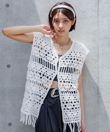 PAGEBOY | クロシェレースベスト(ベスト)