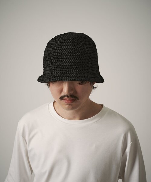 CPH（シーピーエイチ）の「【CPH】HAND KNITTING / SAILOR HAT（ハット・メンズ・ブラック・FREE）」の4枚目の写真