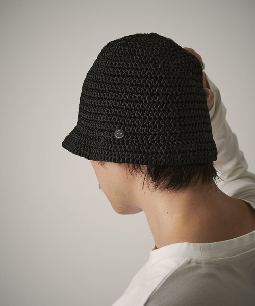 CPH（シーピーエイチ）の「【CPH】HAND KNITTING / SAILOR HAT（ハット・メンズ・ブラック・FREE）」の5枚目の写真