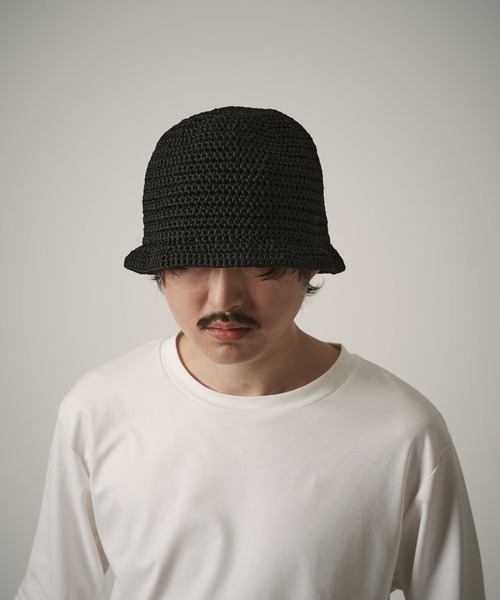 CPH（シーピーエイチ）の「【CPH】HAND KNITTING / SAILOR HAT（ハット・メンズ・ブラック・FREE）」の2枚目の写真