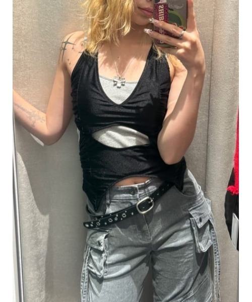 LAGUA GEM(ラグアジェム)の「FLOWER MOTIF ネックレス(ネックレス・レディース・シルバー/ゴールド・FREE)」の4枚目の写真