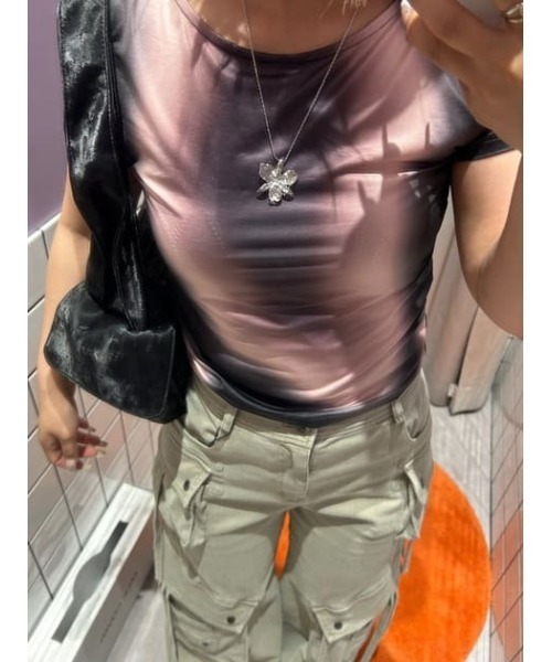 LAGUA GEM(ラグアジェム)の「FLOWER MOTIF ネックレス(ネックレス・レディース・シルバー/ゴールド・FREE)」の6枚目の写真