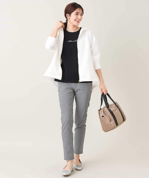 a.v.v(アーヴェヴェ)の「ハイパーストレッチスリムパンツ(その他パンツ・レディース・チャコールグレー/ホワイト/ブラック/ライトグレー・40/36/34/42/38)」の7枚目の写真