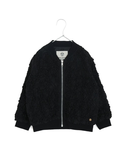 MAKE YOUR DAY(メイクユアデイ)の「シャーリングシアーブルゾン■80~140cm(ブルゾン・キッズ・ブラック/グレー・80/90/110/120/130/100/140)」の7枚目の写真