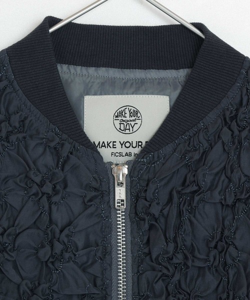 MAKE YOUR DAY(メイクユアデイ)の「シャーリングシアーブルゾン■80~140cm(ブルゾン・キッズ・ブラック/グレー・80/90/110/120/130/100/140)」の8枚目の写真