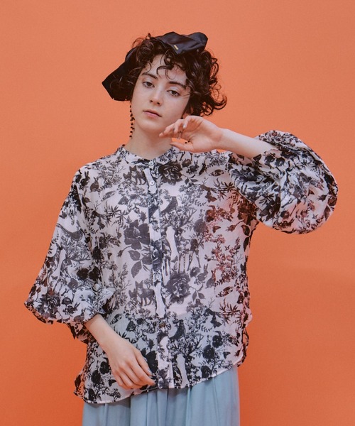 manana suerte（マニャーナスエルテ）の「SPECIAL EDITION バルーンスリーブブラウス（シャツ/ブラウス・レディース・ブラック/ブルー・FREE）」の6枚目の写真