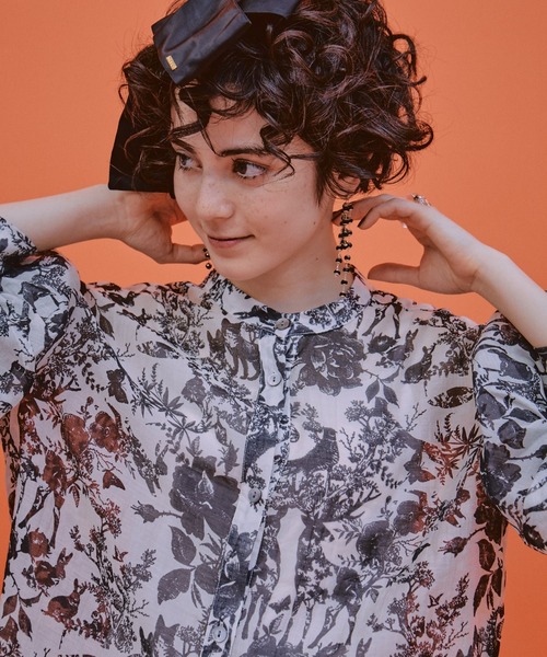 manana suerte（マニャーナスエルテ）の「SPECIAL EDITION バルーンスリーブブラウス（シャツ/ブラウス・レディース・ブラック/ブルー・FREE）」の4枚目の写真