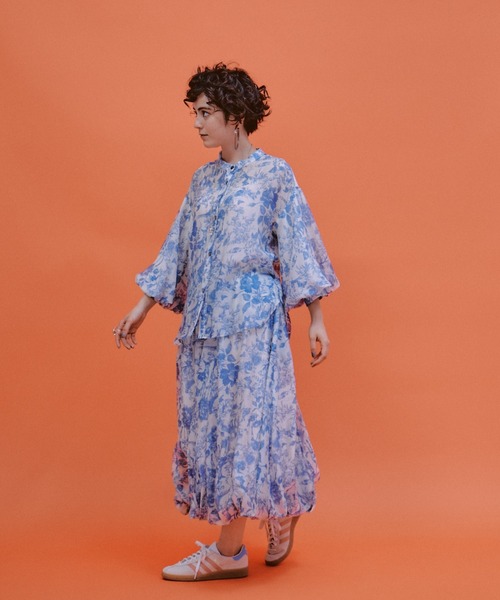 manana suerte（マニャーナスエルテ）の「SPECIAL EDITION バルーンスリーブブラウス（シャツ/ブラウス・レディース・ブラック/ブルー・FREE）」の12枚目の写真