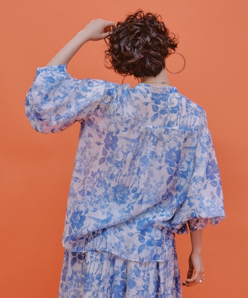 manana suerte（マニャーナスエルテ）の「SPECIAL EDITION バルーンスリーブブラウス（シャツ/ブラウス・レディース・ブラック/ブルー・FREE）」の19枚目の写真