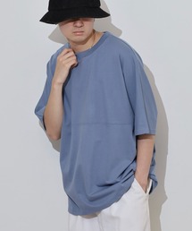 無地 ヘビーウエイト ドルマン 半袖 Tシャツ ワイドシルエット