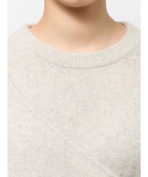 Htage（テージ）の「【Htage】フォックス混ビスチェレイヤードニット（ニット/セーター・レディース・ブラック/ライトグレー・FREE）」の12枚目の写真