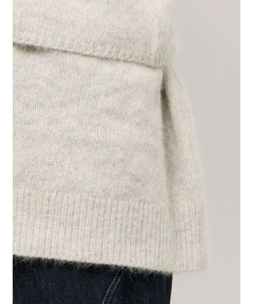 Htage（テージ）の「【Htage】フォックス混ビスチェレイヤードニット（ニット/セーター・レディース・ブラック/ライトグレー・FREE）」の14枚目の写真