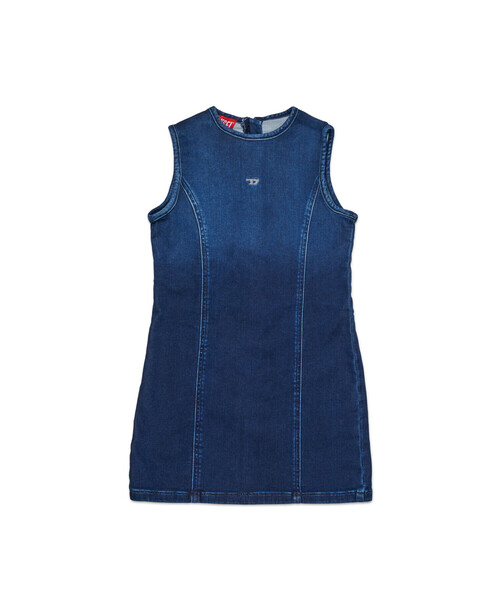 DIESEL（ディーゼル）の「キッズ デニムドレス DUMPY JJJ（ワンピース・キッズ・インディゴブルー・14Y/12Y/4Y/10Y/6Y/8Y）」の5枚目の写真