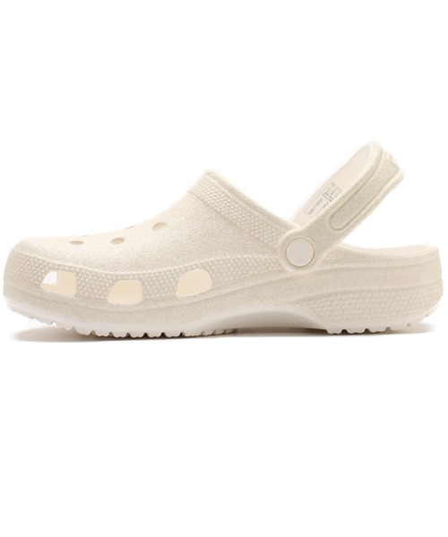 crocs(クロックス)の「crocs Classic Glitter Clog / クロックス クラッシク グリッター クロッグ(サンダル・レディース・ホワイト・22.0cm/25.0cm/24.0cm/23.0cm)」の5枚目の写真